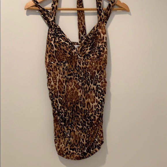 Cache Leopard Print Cami - Picture 1 of 5